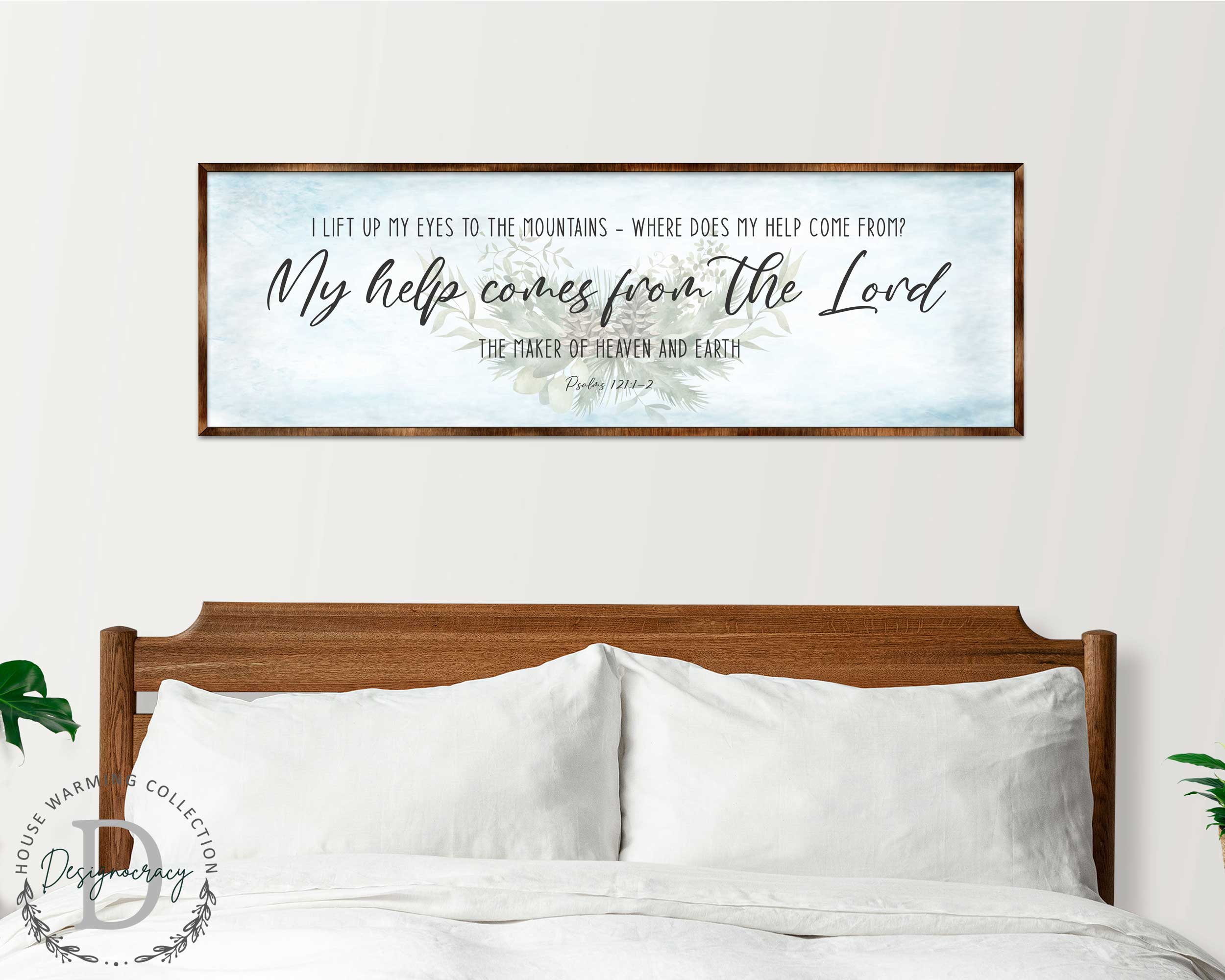 My Help Comes From the Lord - PSALM 121 - Bible Art - Wooden Wall Art - Bible Quotes - Wall Hanging - 310315-3