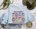 Jesus is My Jam Comfort Colors Sweatshirt-0